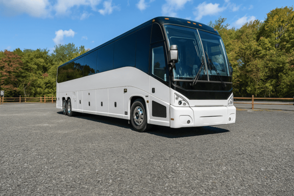 Bus Rental Company Erie 56 Passenger Charter Bus
