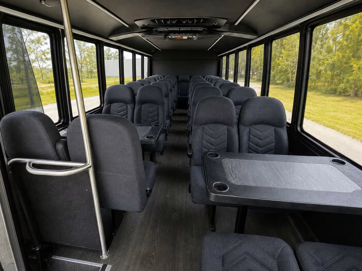 18 passenger minibus inside