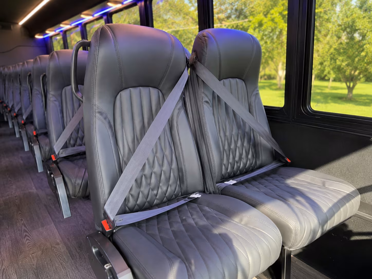 20 passenger minibus inside