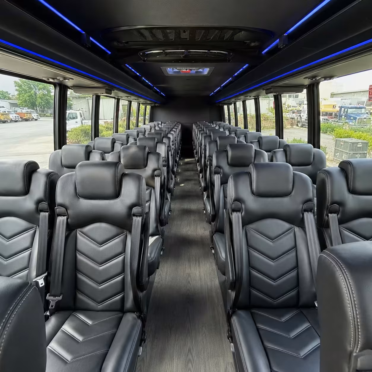 35 passenger minibus inside