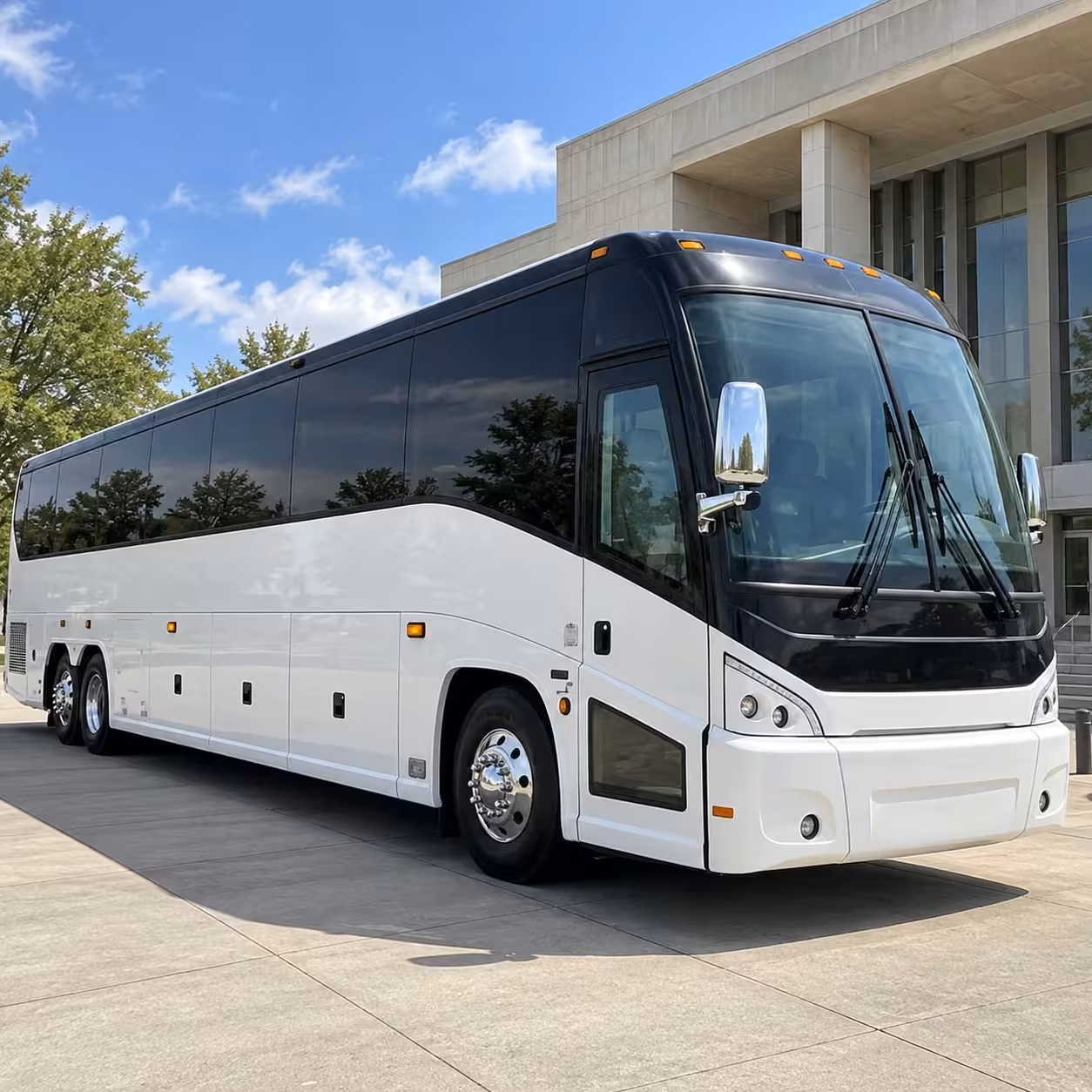 56 passenger charter bus