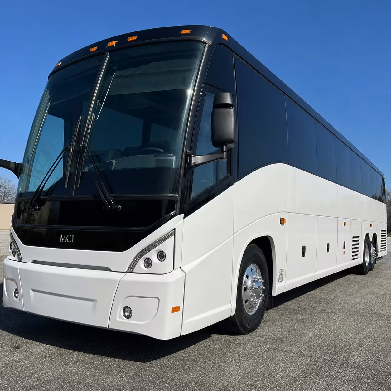 erie charter bus rentals for group arrivals at eri