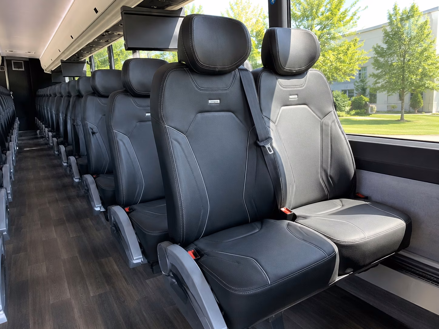 erie wedding charter bus rentals between hotels and bayfront venues