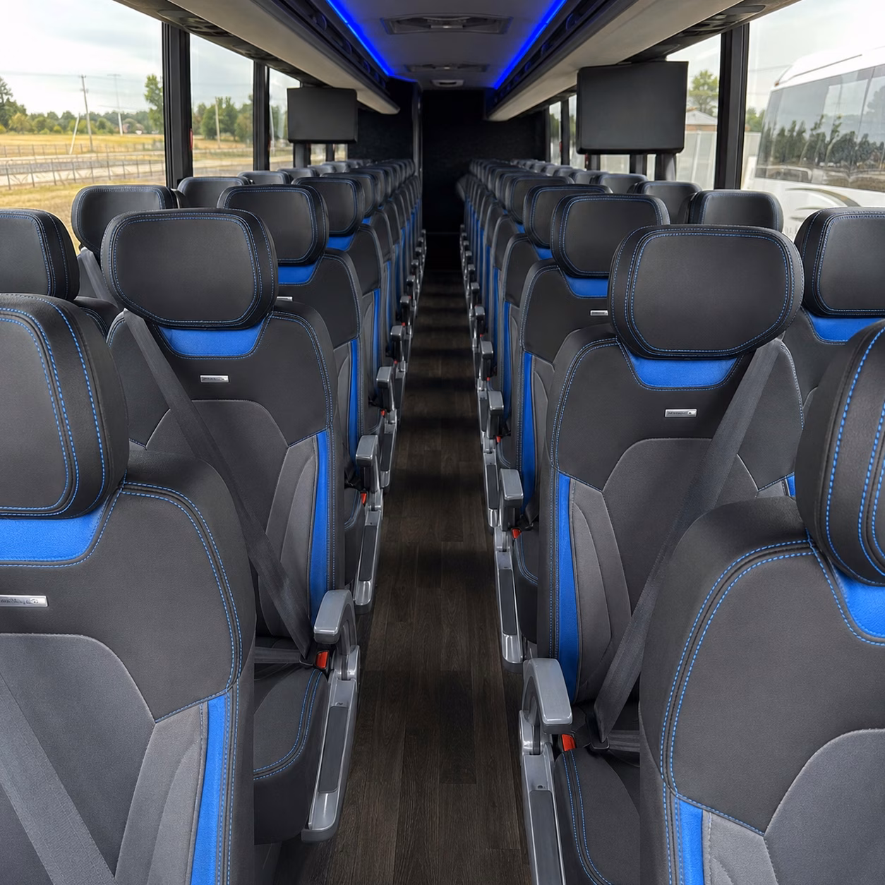 long distance and multi day military charter buses from erie